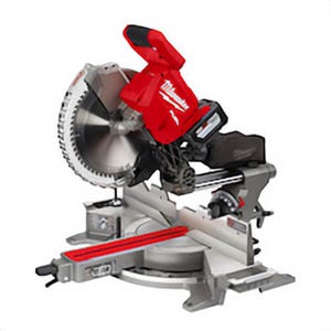 Milwaukee® M18 Fuel™ 2739-21HD Dual Bevel Cordless Compound Miter Saw Kit, 12 in Blade, 1 in Arbor/Shank, 6-3/4 in Vertical Against Fence