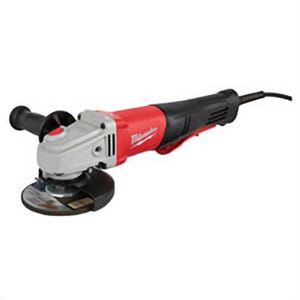 Milwaukee® 6143-31 Braking Corded Small Angle Grinder, 4-1/2 in, 5 in dia Wheel, Dual Actuation/Paddle Switch