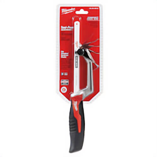 Milwaukee® 48-22-0012 Compact Hacksaw, 10 in L Bi-Metal Blade, 3 in D Throat