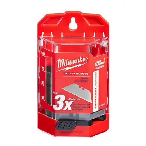 Milwaukee® 48-22-1975 General Purpose Utility Blades, Micro Carbide Metal, 75 pc