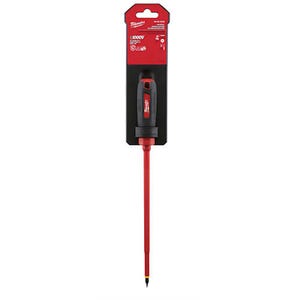 Milwaukee® 48-22-2233 Screwdriver, 3/16 in Cabinet Point, Steel Shank, 12 in OAL, Plastic/Rubber Handle