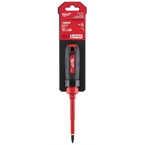 Milwaukee® 48-22-2241 Screwdriver, #1 ECX™ Point, Steel Shank, Plastic/Rubber Handle