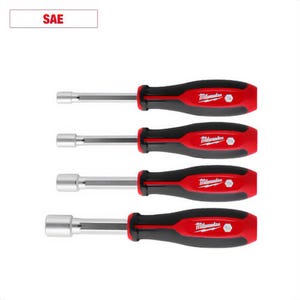 Milwaukee® 48-22-2444 HollowCore™ Nut Driver Set, SAE, 4pc