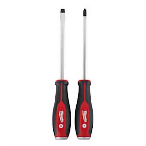 Milwaukee® 48-22-2702 Demolition Screwdriver Set, 2 pc, Forged Steel/Plastic/Rubber