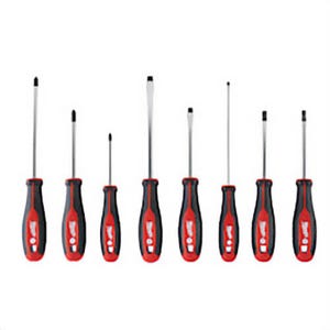 Milwaukee® 48-22-2708 Screwdriver Kit with ECX™ Redesigned Handle, 8 pc, Steel