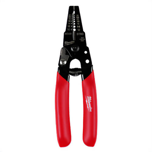 Milwaukee® 48-22-3043 Compact Dipped Grip Wire Stripper and Cutter, 10-24 AWG