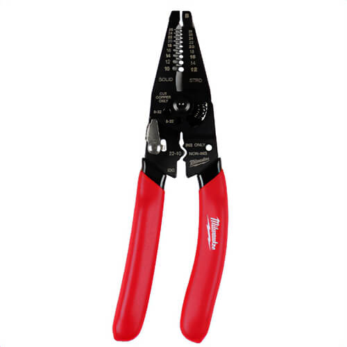Milwaukee® 48-22-3052 Multi-Purpose Dipped Grip Wire Stripper and Cutter with Reinforced Head, 10-18 AWG