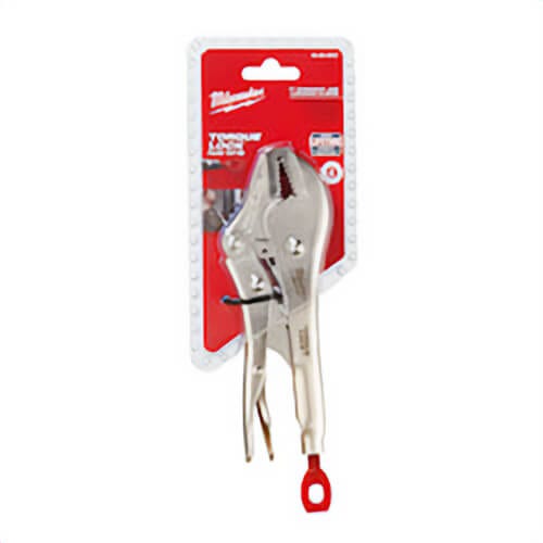 Milwaukee® 48-22-3507 Torque Lock™ 1-Handed Lever Locking Plier, 1-3/4 in Nominal, Alloy Steel, Straight Jaw, 7 in OAL