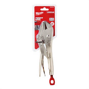 Milwaukee® 48-22-3510 Torque Lock™ 1-Handed Lever Locking Plier, 1-3/4 in Nominal, Alloy Steel, Straight Jaw, 10 in OAL