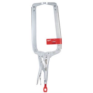 Milwaukee® 48-22-3530 Torque Lock™ Regular Jaw Locking C-Clamp, 9-1/2 in D Throat, 9-1/2 in Jaw Opening, Forged Alloy Steel