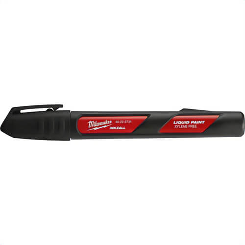 Milwaukee® 48-22-3731 Liquid Paint Marker, Acrylic Nib/Plastic, Black/Red