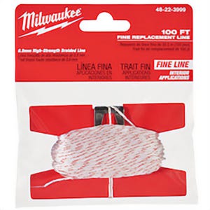 Milwaukee® 48-22-3999 High Strength Precision Replacement Braided Line, 100 ft L