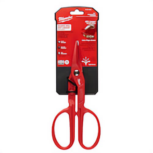 Milwaukee® 48-22-4004 Duckbill Tinner Snip, 16 ga Cold Rolled Steel, 18 ga Stainless Steel Cutting, 2-13/64 in L of Cut