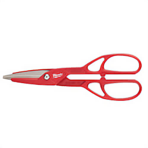 Milwaukee® 48-22-4006 Lightweight Tinner Snip, 24 ga Cold Rolled Steel, 26 ga Stainless Steel Cutting, 3-1/2 in L of Cut