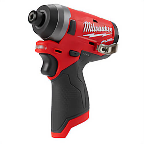 Milwaukee® M12™ Fuel™ 2553-20 Cordless Impact Driver, 1/4 in Hex Drive, 4000 BPM, 1300 in-lb Torque, 12 VAC, 5.1 in OAL