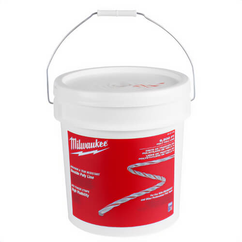 Milwaukee® 48-22-4139 Poly Pull Line, High Visibility, 6,500 ft, Includes 4 gal Bucket