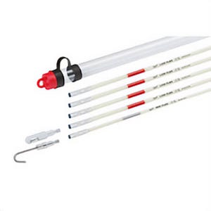 Milwaukee® 48-22-4160 Combo Fish Stick Kit, 25 ft L, Fiberglass, White