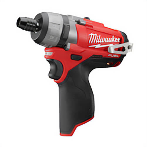 Milwaukee® M12™ Fuel™ 2402-20 Compact Cordless Screwdriver, 1/4 in Chuck, 12 VDC, 325 in-lb Torque, Lithium-Ion Battery