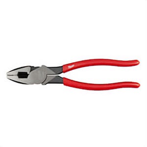 Milwaukee® 48-22-6502 High Leverage Lineman's Plier, 1.44 in Nominal, 1.6 in L x 0.75 in W x 0.5781 in Thick Steel, 9 in OAL