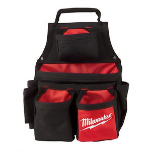 Milwaukee® 48-22-8121 Carpenter's Pouch, 1680D Ballistic Nylon, Black/Red