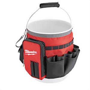 Milwaukee® 48-22-8175 Bucket Organizer Wrap, 13.39 in H x 2.17 in W x 10.04 in D, 34 Pockets, Ballistic Base/Canvas