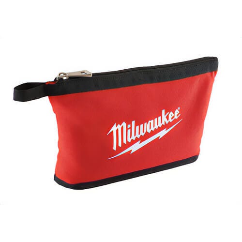 Milwaukee® 48-22-8180 Heavy Duty Zipper Pouch, #10 Canvas, Red