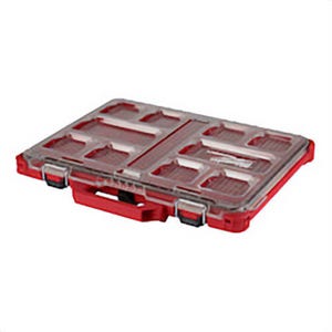 Milwaukee® Packout™ 48-22-8431 Low Profile Tool Organizer, 2.52 in H x 16.38 in W x 19.76 in D, Polymer, Red