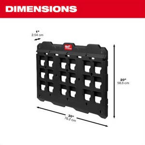 Milwaukee® 48-22-8487 Packout™ Large Wall Plate, Wall Mounted