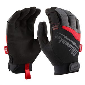 Milwaukee® 48-22-8725 General Purpose Work Gloves, General Purpose, High Dexterity Finger Tip Style, S, Black/Red