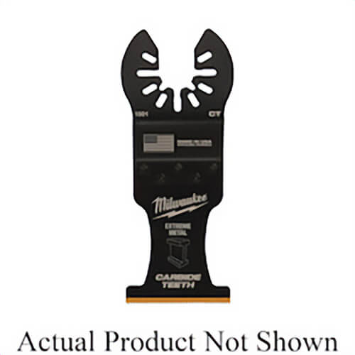 Milwaukee® 49-25-1502 Open-Lok™ 2 pc End Cut Blade Set, For Use with Oscillating Multi-Tool, 1-3/8 in, Carbide