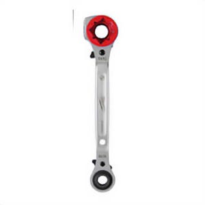 Milwaukee® 48-22-9216M Lineman's Ratcheting Wrench with Milled Strike Face, 3/4 in, 1 in, 1-1/8 in Square Wrench, 11-1/4 in OAL
