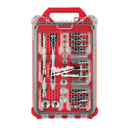 Milwaukee® Packout™ 48-22-9481 Wrench Set, 28 pc, Polished Chrome