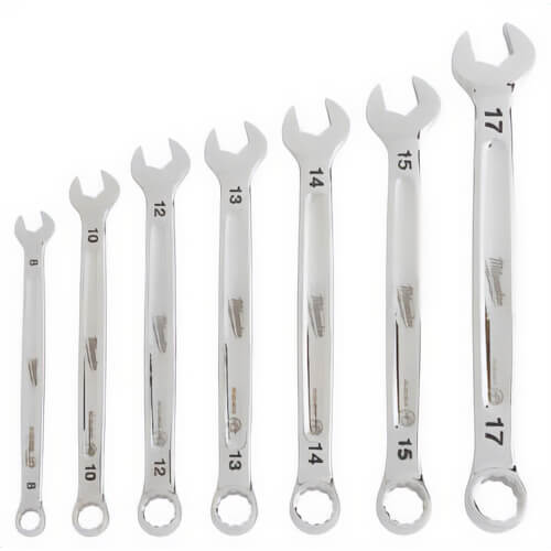 Milwaukee® 48-22-9507 Combination Wrench Set, 7 pc