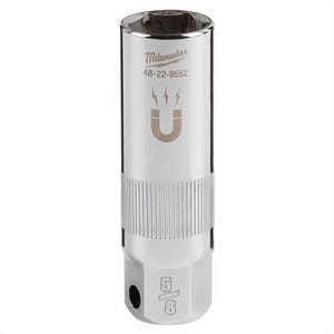 Milwaukee® 48-22-9552 Plug Socket, 3/8 in Drive, 5/8 in Deep Socket, 6 Points