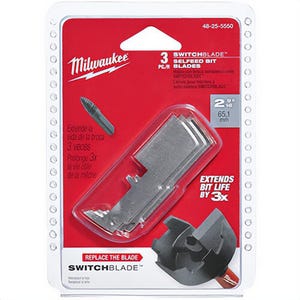 Milwaukee® 48-25-5243 Blade Replacement Kit, 7 pc, for use with SwitchBlade™ 2-1/4 in Self-Feed Drill Bit