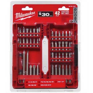 Milwaukee® Shockwave™ 48-32-1551 Drive and Fasten Set, 42 pc, S2 Steel