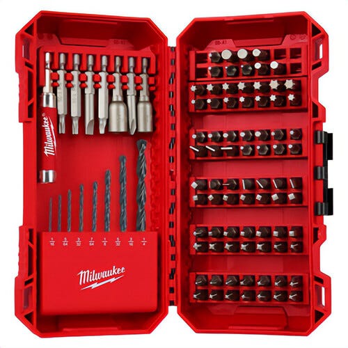 Milwaukee® 48-32-1556 Drill and Drive Set, 95 pc, Alloy 76 Steel