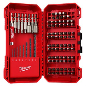 Milwaukee® 48-32-1556 Drill and Drive Set, 95 pc, Alloy 76 Steel