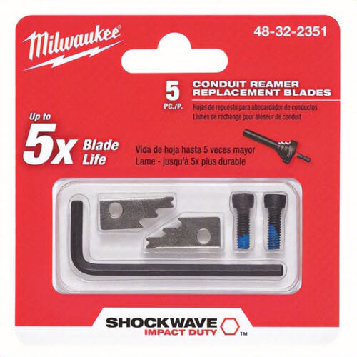 Milwaukee® 48-32-2351 Replacement Conduit Reamer Blade, 1/2 in Minimum Reamer, 1 in dia Maximum Reamer