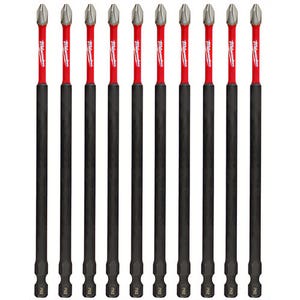 Milwaukee® 48-32-4207 ShockWave™ Impact Duty™ Impact Phillips® Bit, PH2 Phillips®, 6 in, 25 pk