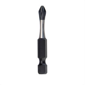 Milwaukee® 48-32-4602 Shockwave™ Impact Duty™ Impact Power Bit, #2 Phillips® Point, 2 in OAL, 1/4 in, Alloy Steel