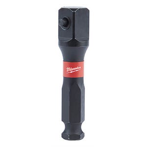 Milwaukee® Shockwave™ 48-32-5100 Impact Socket Adapter, 1/2 in Bit/Drill Size, 7/16 in Shank dia, Hex Shank
