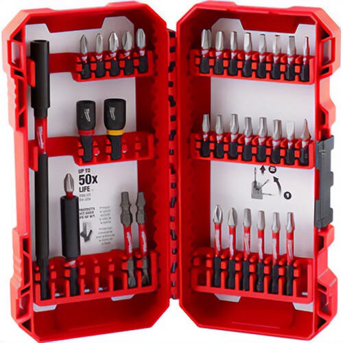 Milwaukee® 48-32-5101 ShockWave™ Impact Duty™ Driver Bit Set, 34 pc, Alloy Steel