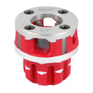 Milwaukee® 48-36-1308 Compact Alloy NPT Portable Pipe Threading Forged Aluminum Die Heads, 3/4 in