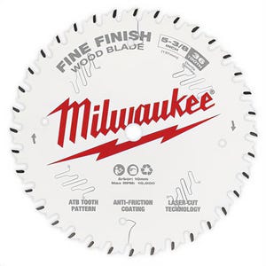 Milwaukee® 48-40-0524 Fine Finish Circular Saw Blade, 36T, 5-3/8 in