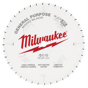 Milwaukee® 48-40-0824 General Purpose Circular Saw Blade, 40T, 8-1/2 in