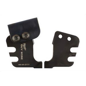 Milwaukee® 48-44-2777 Replacement Blade, For Use with M18™ 49-16-2777 1/2 in EHS Guy Wire Cutting Jaw, 1/2 in Jaw Capacity and Cable Size, Steel