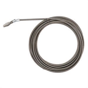 Milwaukee® 48-53-2578 Drop Head Replacement Cable, 1/4 in x 25 ft, Steel, for use with Trapsnake™ 49-16-2573 25 ft Auger
