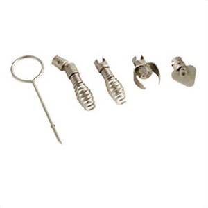 Milwaukee® 48-53-2685 Small Cable Head Cordless Drain Cleaning Tool Set, 1 in, Steel, Use with Coupling Cables with RUST GUARD™