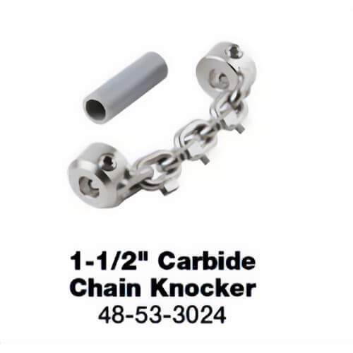 Milwaukee® 48-53-3024 Carbide Chain Knocker, 1-1/2 in for 5/16 in Chain Snake Cable